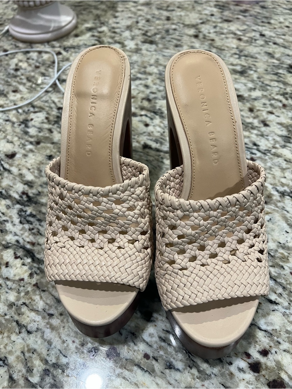 Veronica beard platforms, great condition